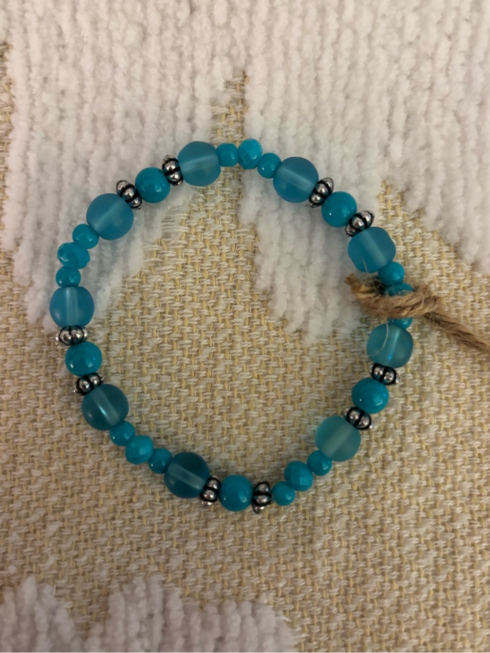 Turquoise Beaded Stretch Bracelet